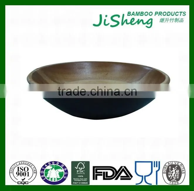Wholesale 100% Acacia Wood Salad Bowl