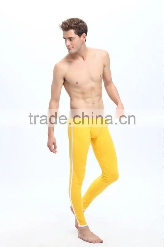 wholesale mans heated long underwear coffee thermal long johns cotton winter brand pants