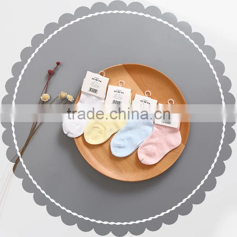 Summer thin section baby socks cotton 0-24 months newborn baby wear