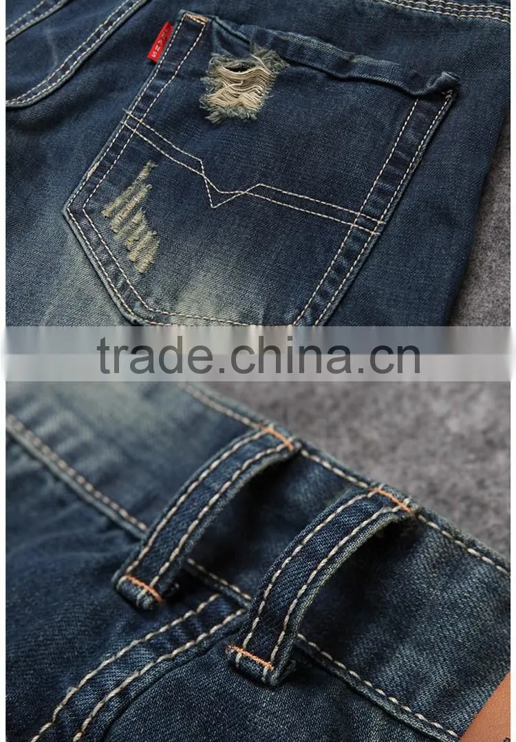 Men Ripped Jeans Wholesale Jeans Pants Top Design Trousers