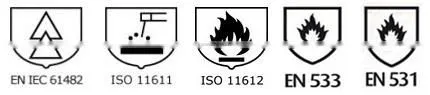 flame-retardant &anti-flaming SGS pass EN Standard 250GSM Anti-static anti flame Modacrylic fabric
