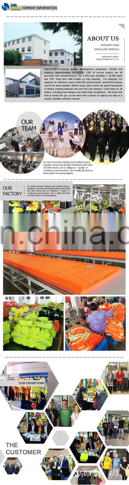 High visibility safety clothing safety vest for children