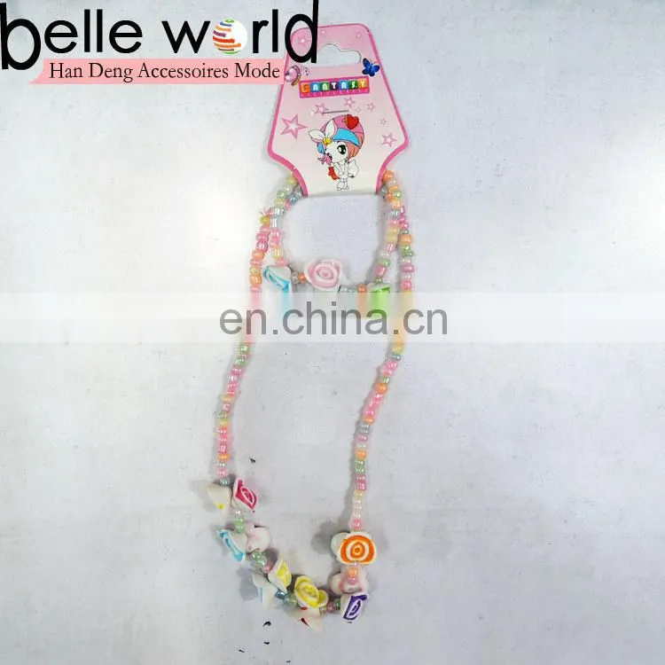 DIY cheap chunky acrylic bubblegum beads necklace