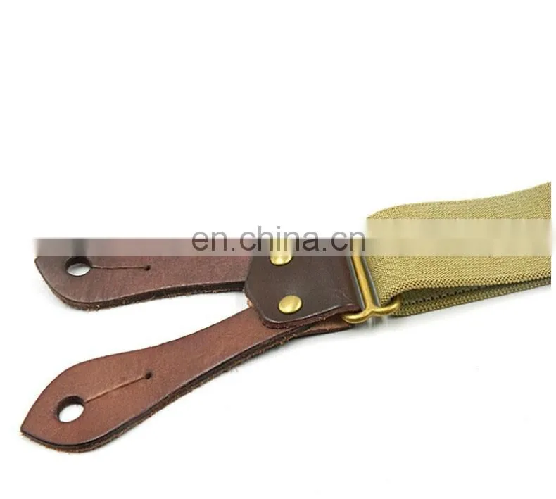 Wholesale The first layer leather straps suspenders