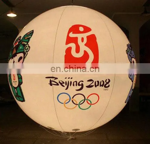2013 Hot-Selling outdoor plastic advertising balloon with light