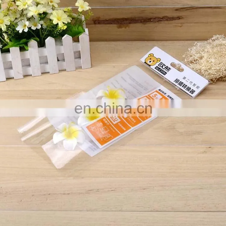 wholesale high quality plastic pvc waterproof bag for for electronic accessory packaging with coloring printing