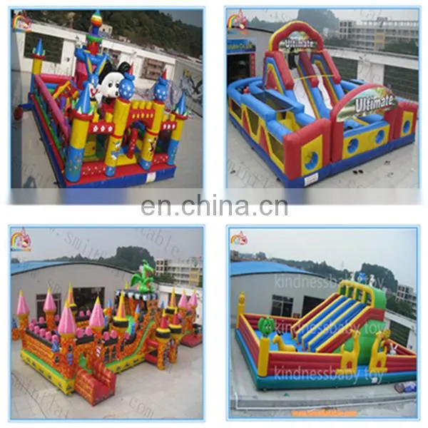 2016 funny game inflatable amusement park,inflatable funcity,inflatable jumping bouncer slide for kids