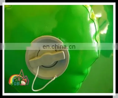 Commercial popular inflatable banana water seesaw, floating water seesaw for promotion
