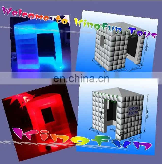 New design Inflatable photo tentage with LED lights