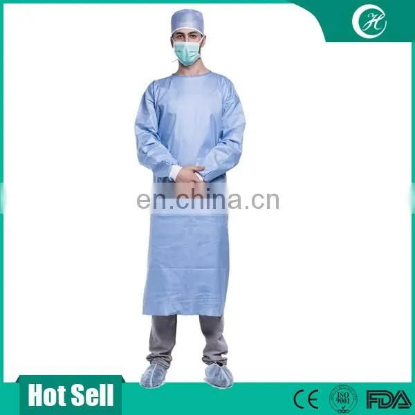 EO Sterilized Reinforced SMS Surgical Gown