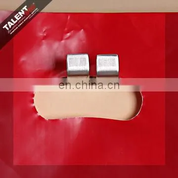 custom printed logo Reusable die cut handles promotional plastic bag