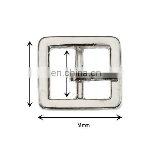 shiny nickle metal mini buckle,belt buckle