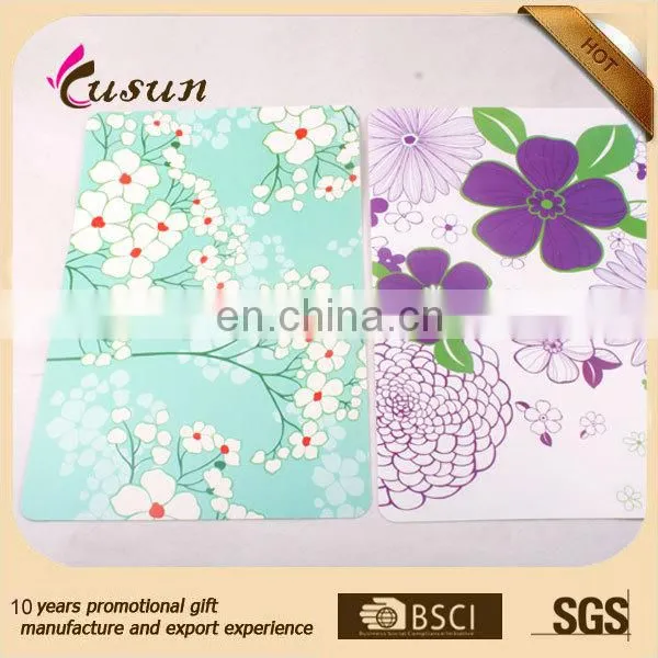 Custom printed plastic pp placemat