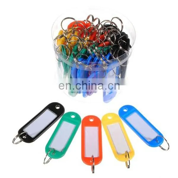 Top Selling Cheap Colorful Plastic Name Keychains