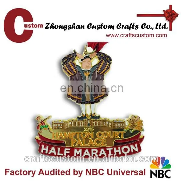 Promotional new products expert factory custom 3D design blank gold finish medal