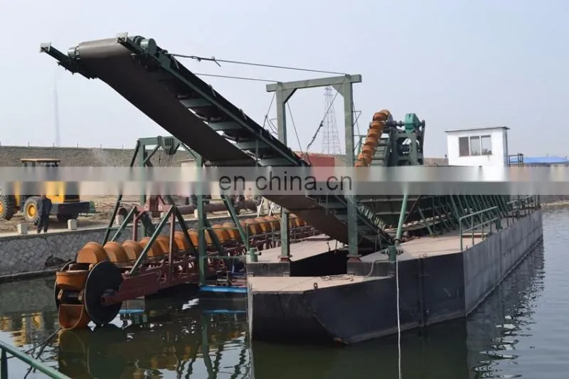 Gold dredger/gold mining machine/bucket chain gold dredge for sale