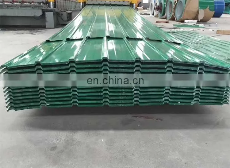 Brick Red Machine Make Corrugated Steel Sheet