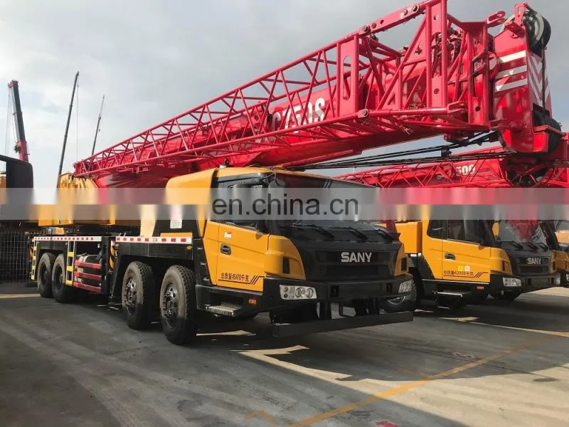 crane truck mounted China famous brand SANY official STC500 50 ton truck-mounted crane price list