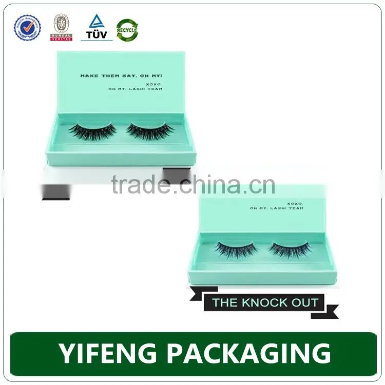 Guangzhou factory custom printing eyelash packaging, custom eyelash packaging, eyelash box wholesale