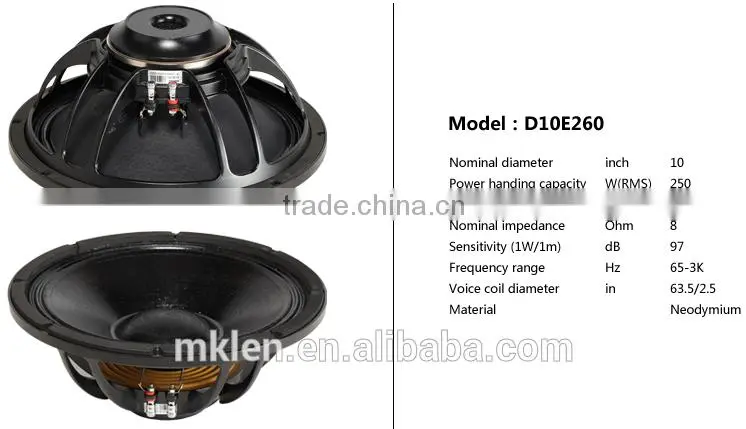 RF20TT+ Neodymium 10inch audio