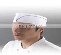 Disposable paper chef hat for hotel and kitchen use