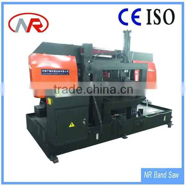 Steel tool rotation angle band cutter manually controlled Blade wood cutting band saw machine