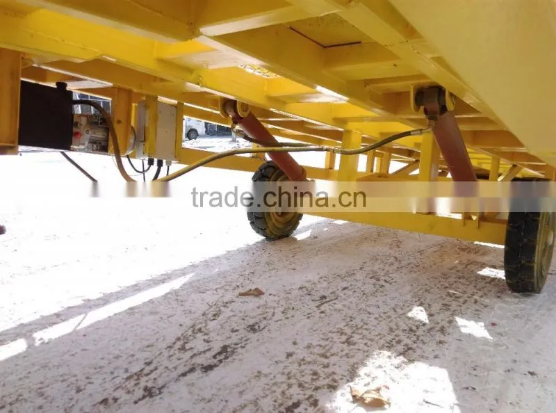 hydraulic container loading platform truck ramps