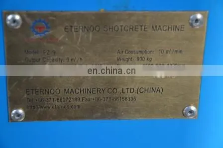PZ-9 concrete spray machine shotcrete machine