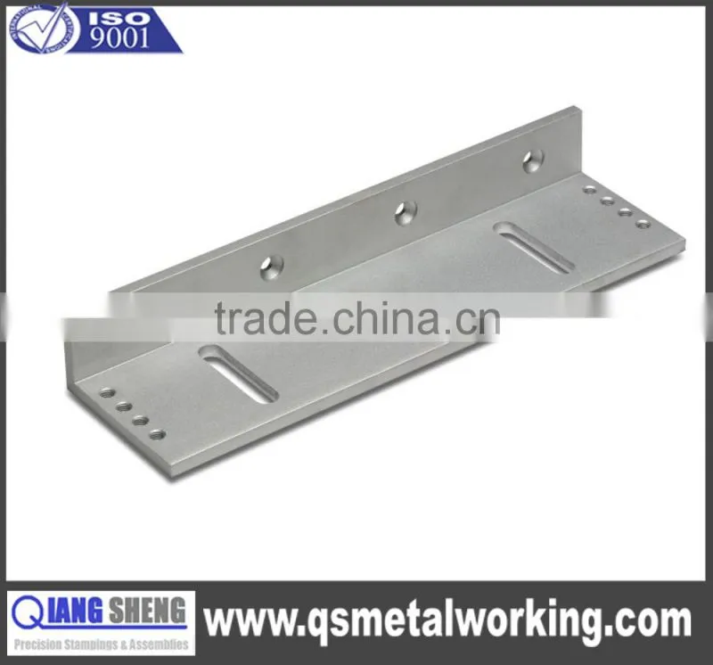 customized adjustable heavy duty black metal aluminum L shaped bracket