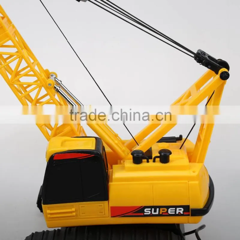 Wire control plastic crane with light for kids
