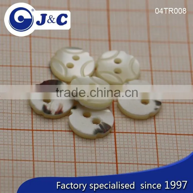 J&C Trocas shell buttons for fashion shirt. TR007, TR008