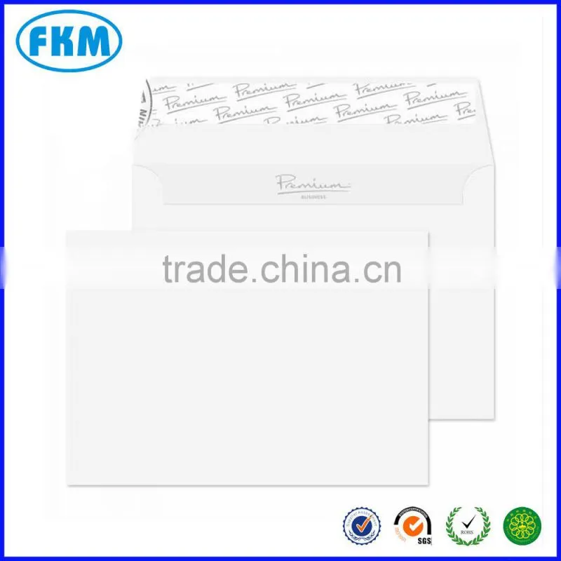 C6 114*162mm 120gsm Wallet Peel and Seal Ice White Wove envelope