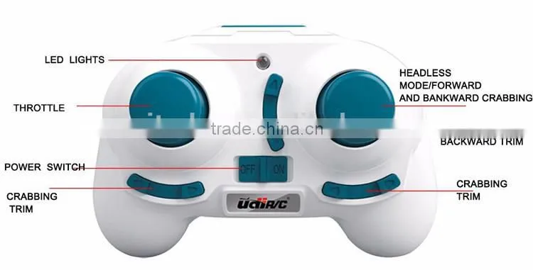Udi Drone Manufacturers Headless Quadcopters RTF 4CH 6 Axis Gyro U846 Mini Dron UFO