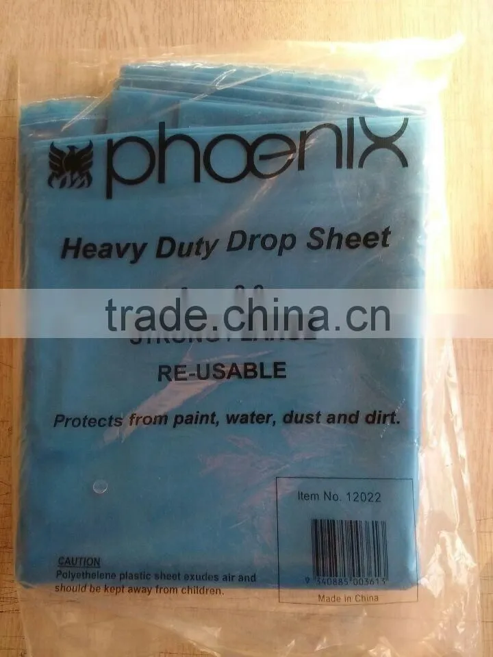 PE or Poly Ethylene drop cloth