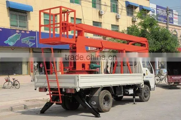 hydraulic trailer-mounted articulating boom lift for hot sale