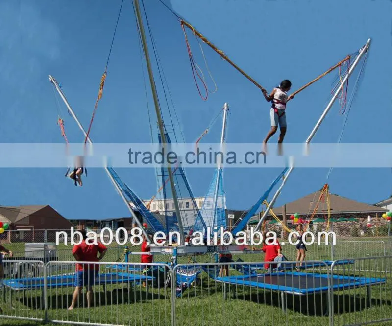 Outdoor 4 in 1 bungee trampoline