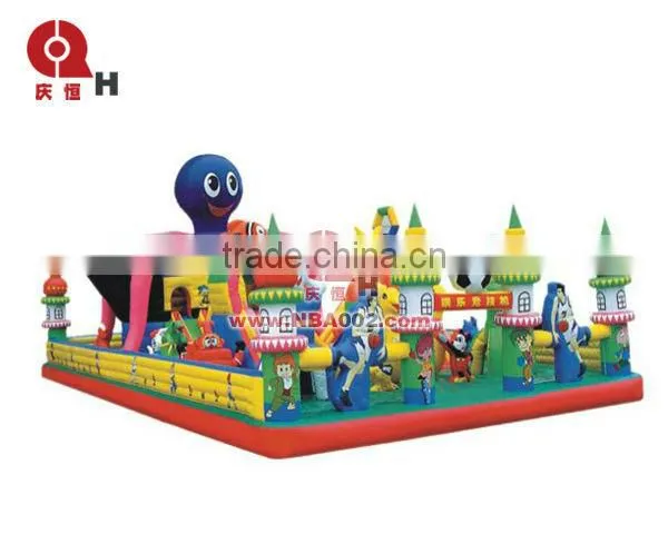 QHIC12 Entertainment Arena Theme Inflatable Castle for kids