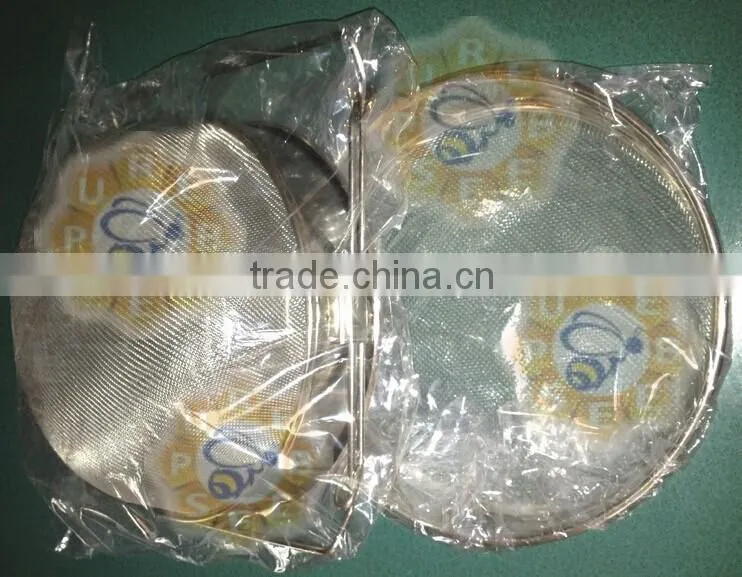High quality Stainless steel double layer honey filter honey strainer