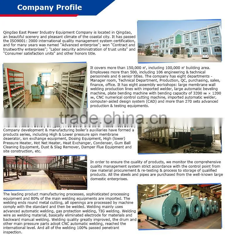Water Heat Boiler with Burner Oil Steam Boiler Price