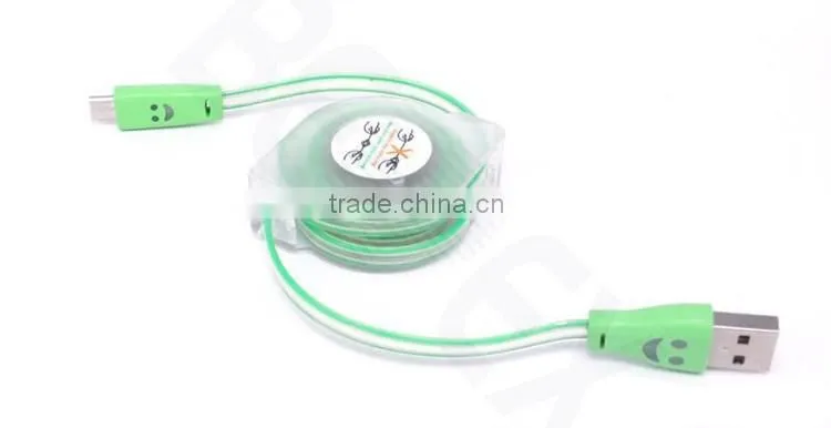 6ft 5 Pin Micro LED Light USB Charging Cable
