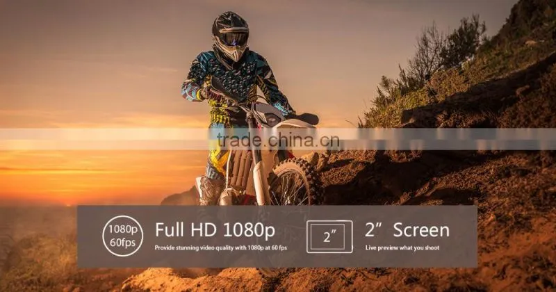 H2 2016 Popular Underwater camera 4k camera wifi sport camera