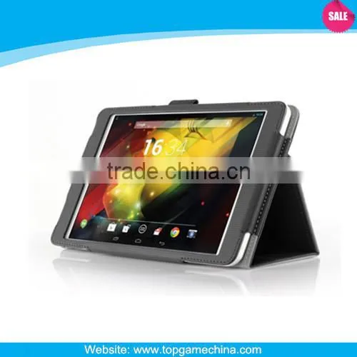 Top quality Vertical PU Leather Stand Case For HP 8 1401 Tablet Case