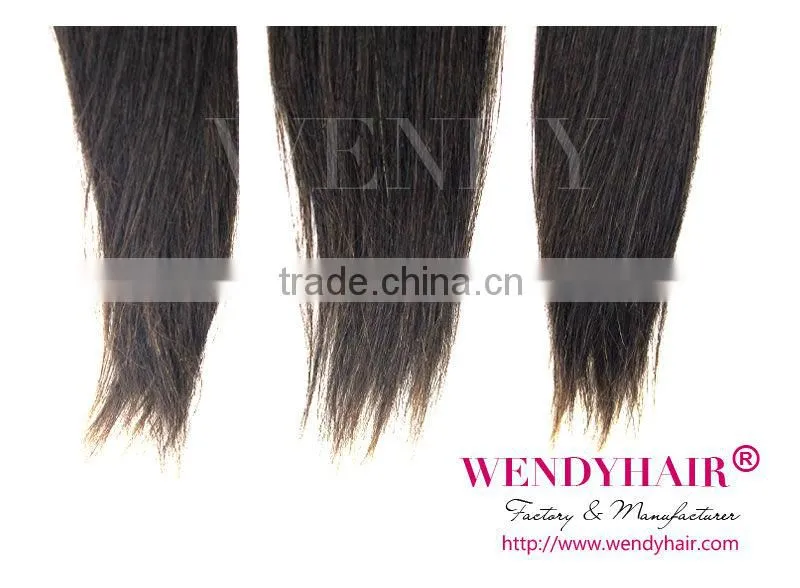 100% European Virgin Remy Hair Straight Hair Weaving Weft Hair