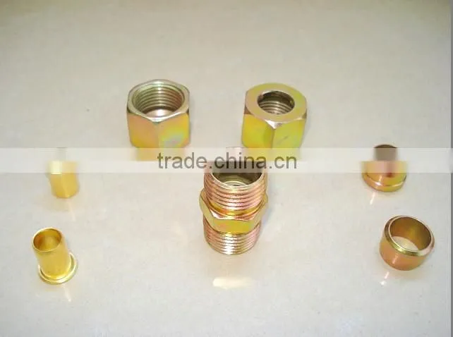 Changrong free sample 7 pieces for nylon tube/pu tube/spiral hose pipe fitting