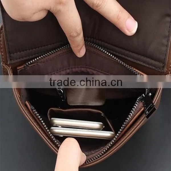 free shipping PU men's waist pack chest pack outdoor small bag messenger bag casual bag sports bag man men's waist pack
