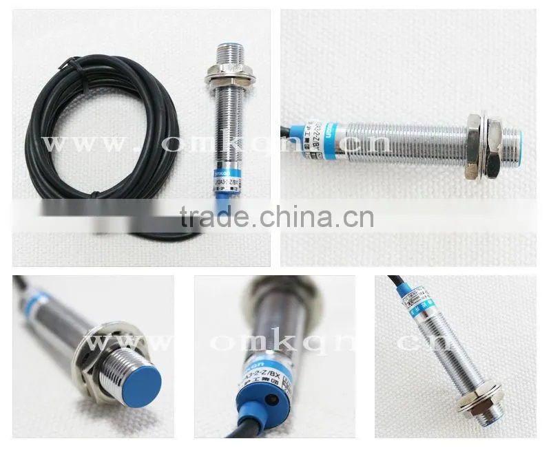 CE M12 DC three wire PNP NC 2mm distance inductive proximity switch sensor LJ12A3-2-Z/AY