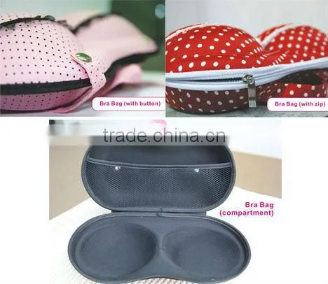 Dream like satin EVA bra case