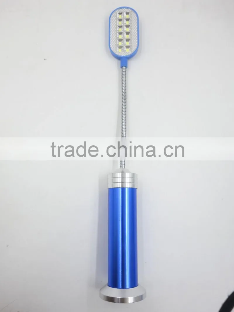 Blue And Camouflage COB Adjustable Book Light With Magnet