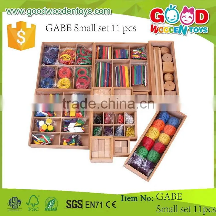 continued selling kids learning toys cubes & triangular prisms OEM gabe creative toys