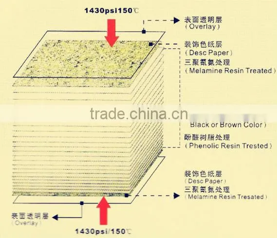 Woodgrain decorative compact laminate hpl fence fence panels